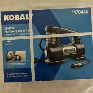 Kobalt 12-Volt Multipurpose Inflator - Black